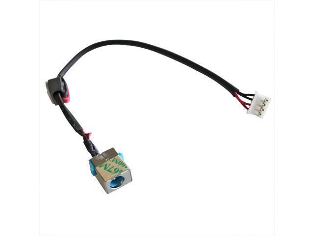GinTai AC DC Power Jack Socket with Cable Harness Replacement for Lenovo IDEAPAD G470 G475 Series 3pcs 