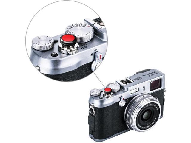 Camera Soft Release Button JJC Red Deluxe Shutter Button for Fuji Fujifilm X-T20 X-T10 X-T2 X-PRO1 X-PRO2 X100 X100S X100T X100F X30 X20 X10 X-E3 X-E2S Sony RX1R II RX10 II III IV Leica M7 M8 M9 M10 M-E M-P M-A 