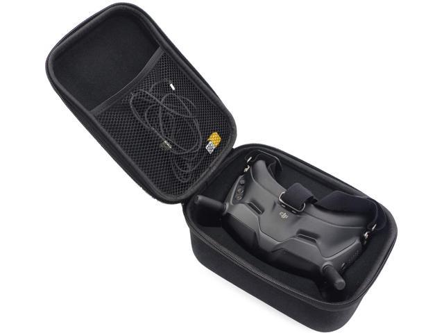 Skyreat Hard Carrying Case for DJI Digital FPV Goggles Cables Suitable Only for Stock FPV Goggles,Foam Antenna and Other Accessories 