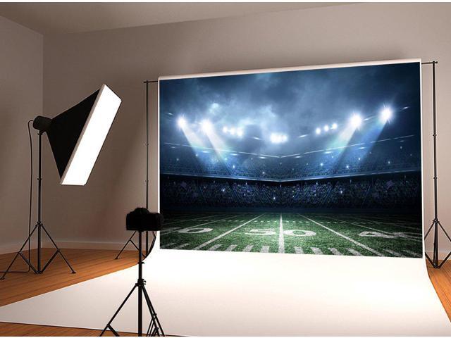 Kate 10x6.5ft Green Football Stadium Backdrop Soccer Match Photo Background Party Decoration Photo Backdrop