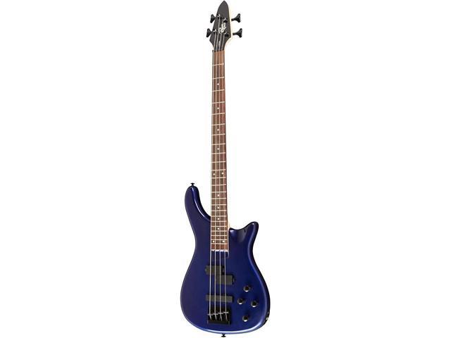 rogue lx200b series iii electric bass guitar metallic blue