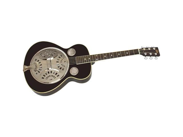 rogue classic spider resonator black round neck