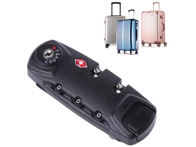 Padlock Reset 3 Digit Dial 2x TSA Approve Luggage Travel Suitcase Bag Lock 