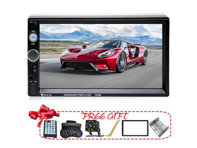 7" Double 2Din Touch Screen Car Stereo MP5 Player Bluetooth FM Radio Mirror Link 