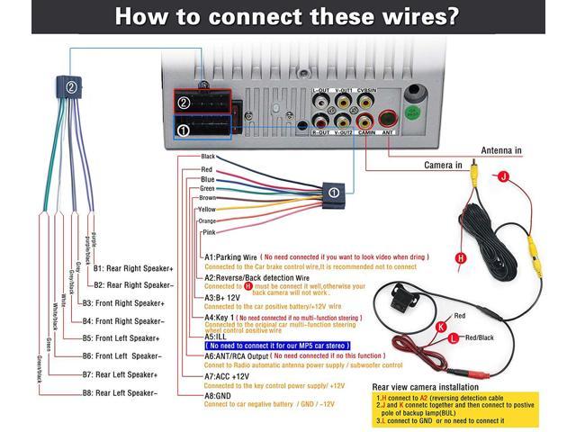43 dual double din radio wiring diagram wiring diagram source online  