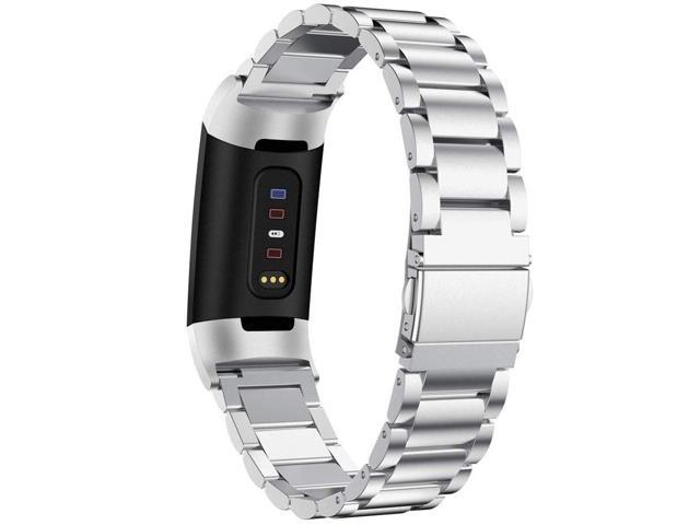 stainless steel fitbit charge 3 bands