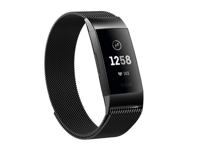 Metal Bands Compatible Fitbit Charge 3 & Charge 3 SE Magnetic Replacement Unisex 