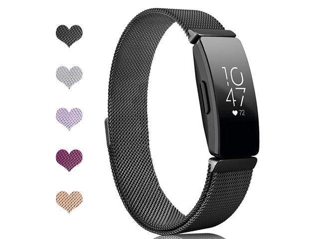 Inspire HR US Milanese Magnetic Loop Strap Steel Wrist Band for Fitbit Inspire