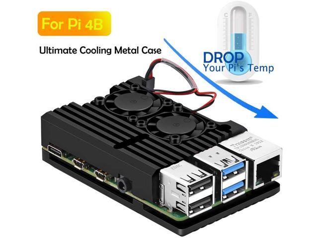 Dual Fan Aluminium Alloy Raspberry Pi 4 