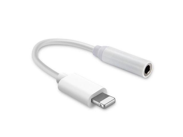3.5 mm Aux Adapter Lightning Headphone For iPhone 7 8 Plus X Audio Jack Cable Newegg.com