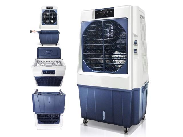 Duolang Portable Air Conditioner Outdoor Evaporative Air Cooler Humidifier With 3 Speeds Remote Control And Led Display Cools Rooms Up To 645 8 861 1