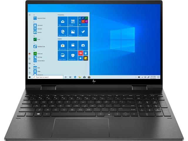 HP ENVY x360 2-in-1 15.6" FHD Customized Laptop | AMD Hexa Core Ryzen 5 4500U | 16GB RAM 128GB SSD | Touchscreen | AMD Radeon Vega 6 Graphics | Backlit Keyboard | Windows 10 Black