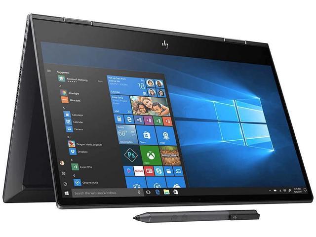 HP Envy x360 15.6" Touchscreen 2-in-1 Customized Laptop | 8-Core AMD Ryzen 7 4700U(Beat i7-8550U) | 32GB DDR4 RAM 1024GB SSD | FHD Display | Fingerprint | Backlit Keyboard | Windows 10 | Black