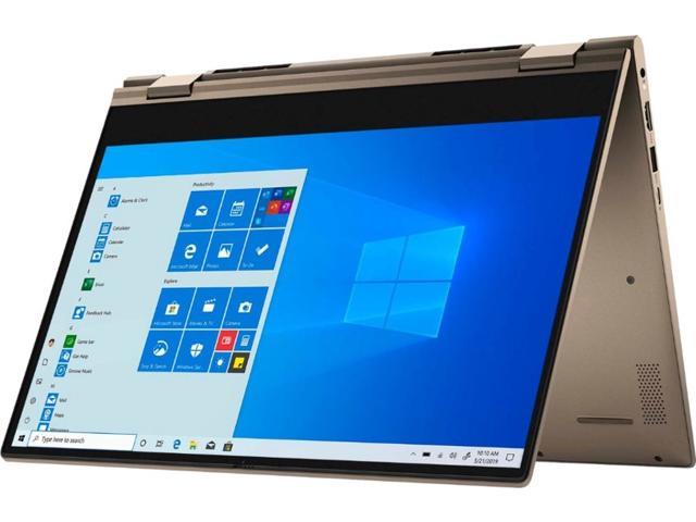 2021 Dell Inspiron 7000 2-in-1 14" Touchscreen Business Custmized Laptop | 6-core AMD Ryzen 5 4500U(beat i7-10710U) | 16GB DDR4 RAM 512GB  SSD | Backlit KB | Fingerprint | WiFi 6 | Windows 10 | Gold
