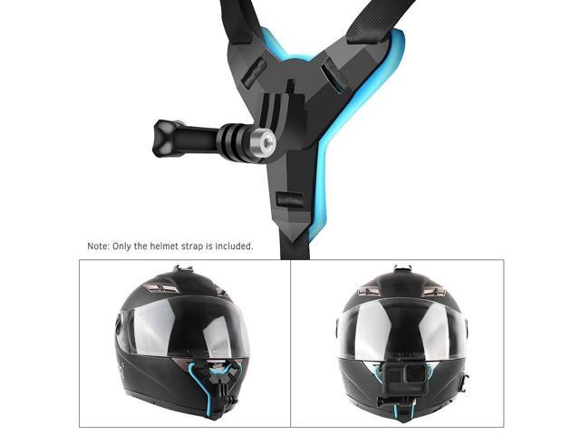 Motorcycle Helmet Strap Mount with Frame Housing for GoPro hero6/5/4 