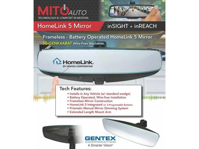 Mito Gentex Universal Rearview Mirror Windshield Button Mount Adapter w/ glue 