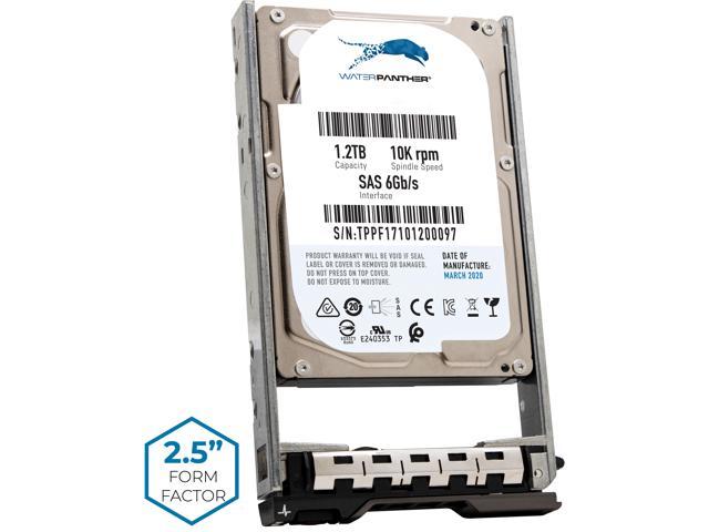 WP 1.2 TB 10K RPM SAS 6Gbps 2.5-Inch Hard Drive Compatible with Dell PowerEdge Servers R620 R630 R710 R730 R930 342-5514 36RH9 T6TWN RMCP3 400-AEFQ 342-5571 Hot-Plug HDD in a SFF 13G Caddy