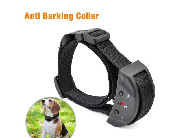 Petrainer Anti Bark Shock Dog Trainer Stop Barking Pet Training Control Collar 