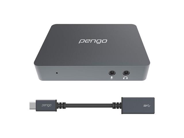 Switch Bundle mit PENGO 4K HDMI Grabber Video Card Capture, One Live-Streaming Gerät für XBox 360 PS4 USB-C Zu USB-A/Buchse USB 3.0@60fps UVC Kein Treiber One S UHD 4K @ 60fps 