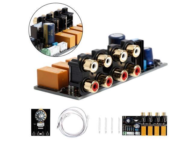 RCA Audio Input Signal Selector Relay Board//Signal Switching Amplifier Board