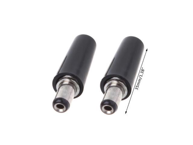 10 Pcs 5.5x2.1mm High Quality Circular DC Tube Plug Male Socket Audio Connector