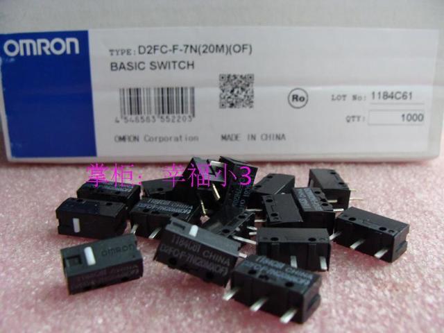 10pcs Lot 100 Original Omron D2fc F 7n m Of Mouse Micro Switch Mouse Button Switch Lifetime More Than Million Times Newegg Com