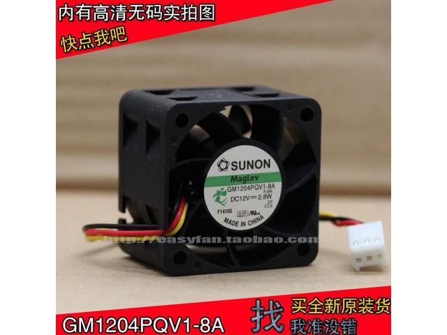 New FOR SUNON 4028 GM1204PQV1-8A 12V 2.8W 4cm high speed server cooling fan