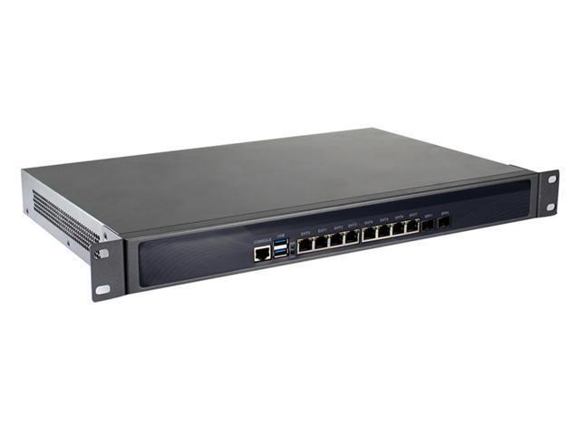 1U Rackmount Firewall, 8 Core SFP Network 2 インテル LAN 3110M, RS07,  Appliance, PC, System Optical COM Router I3 Barebone, VPN, Fan, NO Security  2USB3.0 Storage, Mikrotik, RAM, VGA