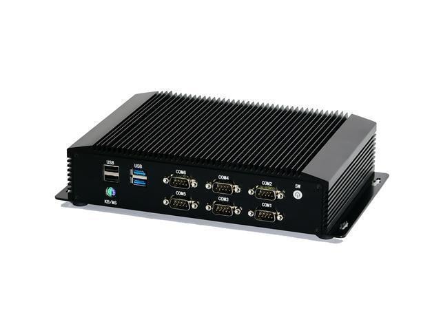 Industrial PC, Fanless Mini Computer, IPC, HUNSN IM06, Intel I7