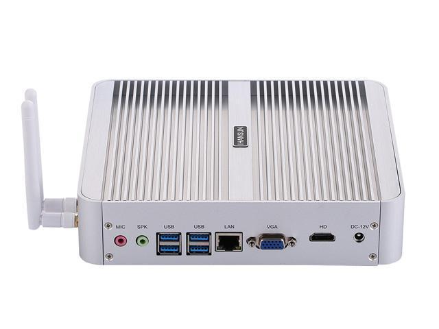 Fanless Mini PC, Desktop Computer, HUNSN BM07, Intel Core I5