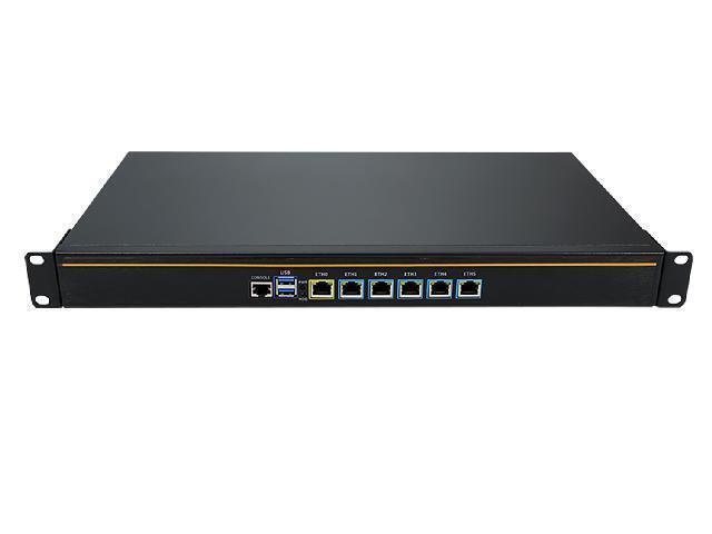 Firewall Appliance 1U Rack Mount – Processeur Intel Core I5 2ème Gén, 6 Ports 2.5GbE, 8Go RAM, 128Go SSD, Pour PfSense/OPNsense