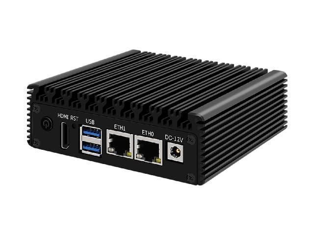 Micro Firewall Appliance, Mini PC, Intel Celeron J4105, HUNSN RJ12