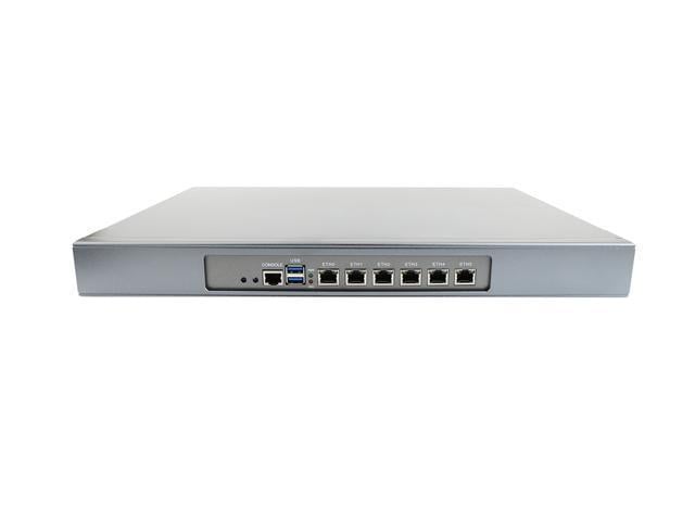 1U Firewall Appliance with Redundancy Power Supply, Intel N4000, HUNSN  RJ29, pFsense Plus, Mikrotik, OPNsense, VPN, Router PC, AES-NI, 6 x 2.5GbE 