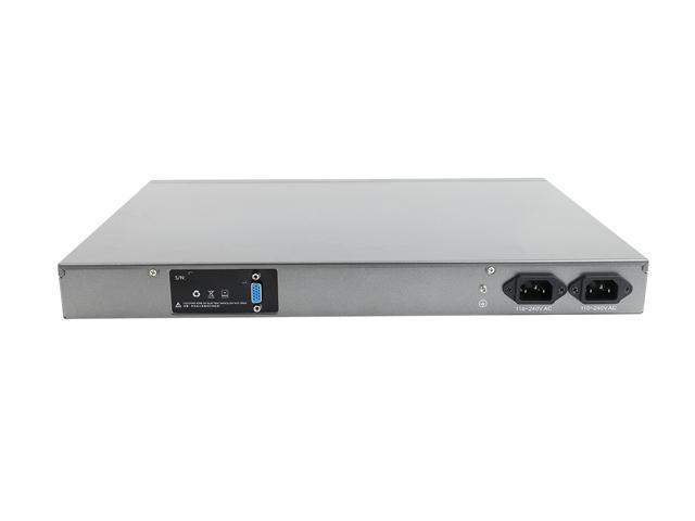 1U Firewall Appliance with Redundancy Power Supply, Intel J4125, HUNSN  RJ29, pFsense Plus, Mikrotik, OPNsense, VPN, Router PC, AES-NI, 6 x 2.5GbE 