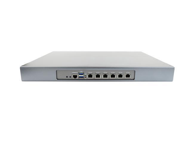 1U Firewall Appliance with Redundancy Power Supply, Intel Core I5 1135G7,  HUNSN RJ31k, pFsense, Mikrotik, OPNsense, VPN, Router PC, AES-NI, 6 x  2.5GbE