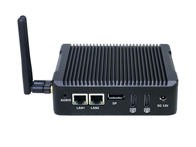 Fanless Mini PC, Industrial Computer, Pentium N3700 J3710, HUNSN