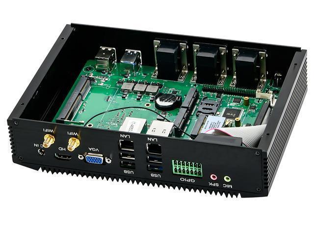 Industrial PC, Fanless Mini Computer, IPC, Intel Core I5 4200U