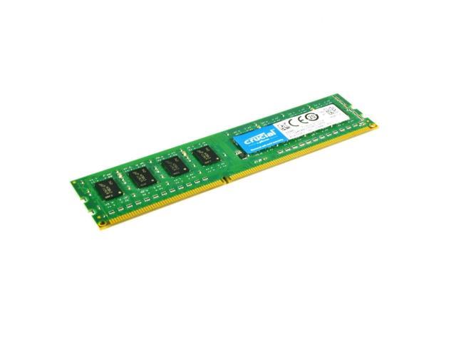 Crucial 8GB (1 x 8 GB) DDR3 SDRAM Memory Module - 8 GB (1 x 8 GB) - DDR3 SDRAM - 1600000 MHz DDR3-1600/PC3-12800 - 1.35 V - Non-ECC - Unbuffered - 240-pin - DIMM