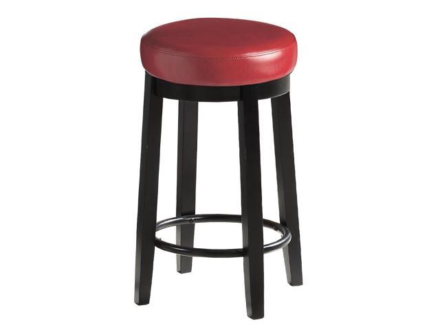 red swivel bar stool