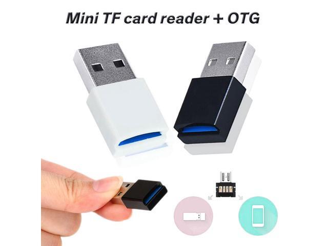 2in1 Mini USB 3.0 Memory Card Reader Adapter for Micro SD SDXC UHS-I TF T-Flash