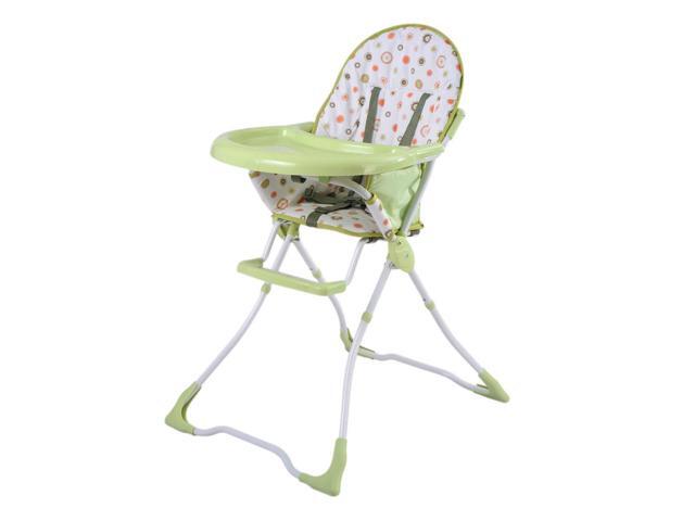 Baby High Chair Infant Toddler Feeding Booster Seat Folding Safe Portable Green Newegg Com