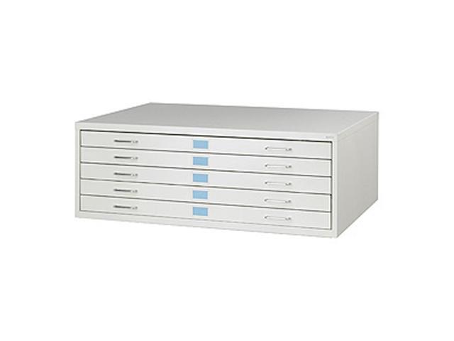Facil 5 Drawer Flat File Medium Light Gray Lg Newegg Com