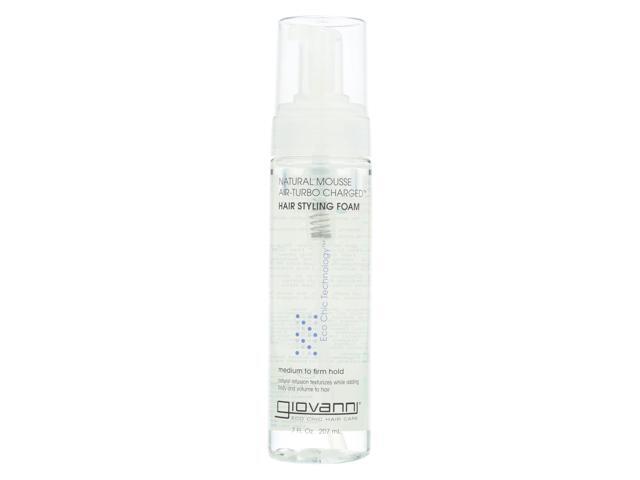 Giovanni All Natural Hair Styling Mousse Air Turbo Charged 7 Oz