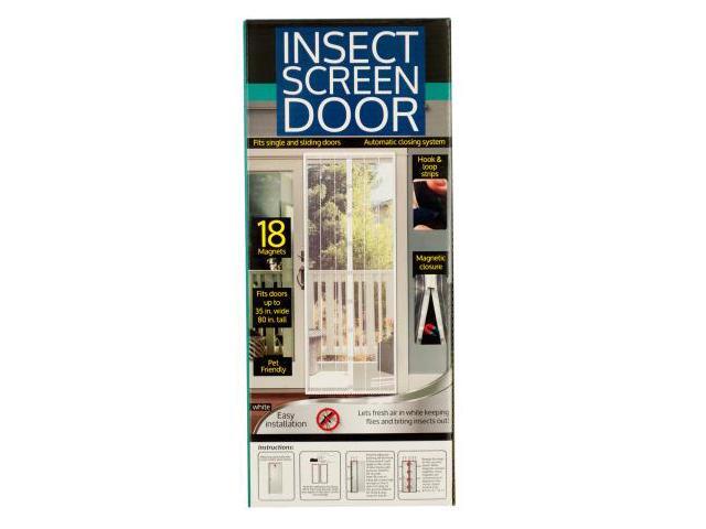 Insect Screen Door With Magnetic Closure Newegg Com
