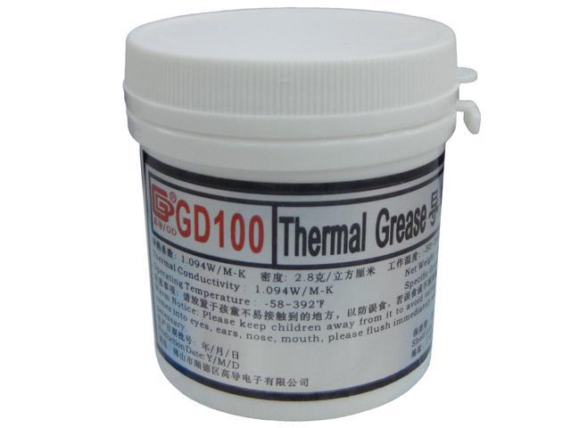2 X Heat Sink Plaster Compound Gd100 Thermal Conductive Grease Paste Silicone Net Weight 150 Grams White For Cpu Led Cn150 2 Pcs Newegg Com