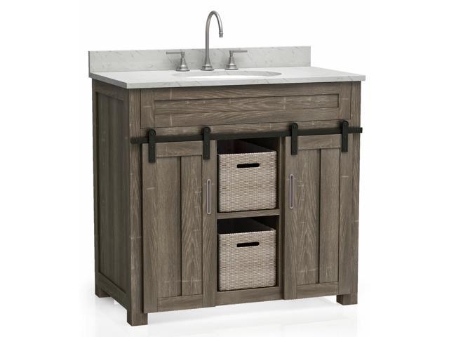 Farm Barn Dolly 36 Bathroom Vanity, 36 Inch Vanity With Sink And Faucet