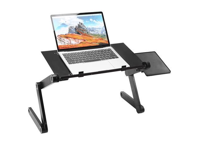 Foldable Laptop Table Bed Notebook Desk With Mouse Board Aluminum