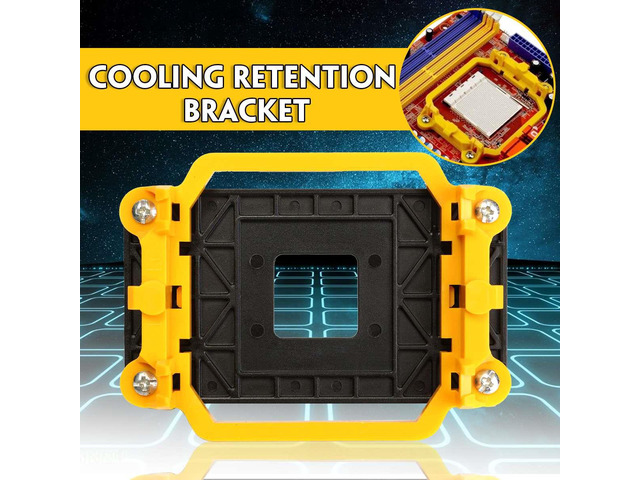 Plastic CPU Cooler Cooling Retention Fan Bracket Mount For AMD Socket AM3 AM3+ AM2 AM2+ 940 CPU's Motherboards 11x8cm Light