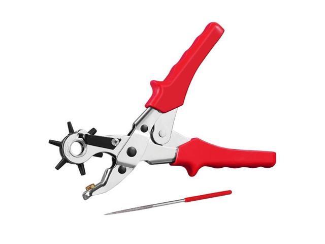 Leather Belt Hole Punch Drill Plier Spin Sewing Machine Bag Tool Strap For Home