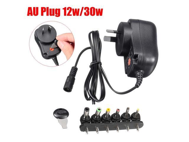 Adapter Tips 3V 4.5V 6V 7.5V 9V 12V AC to DC Power Supply Charger Converter